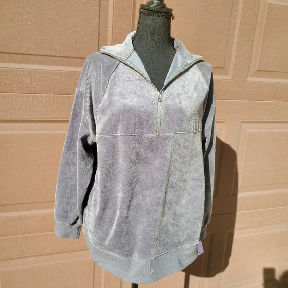 NWT WOMEN'S WILD FABLE SUPER SOFT GRAY PULLOVER XS - Picture 3 of 15